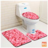 Bathroom Floor Rug - Lid toilet Cover