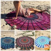 Beach Towel with Scarf Pattern - 150CM