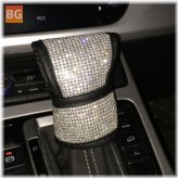 Car Shift Knob Handbrake Seatbelt Cover with Bling and Gear
