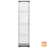 Storage Cabinet with Tempered Glass