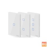 T2 Wall Switch with 433MHz Wireless Connection and Alexa Voice Control