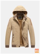 Mens Outdoor Thick Fleece Jacket