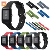 Mijobs Color Silicone Strap for Xiaomi Amazfit Bip BIT PACE Lite Youth Smart Watch
