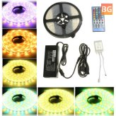 RGB Strip Kit with Keyless Controller and 5050 3000LEDs White