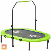 Bominfit Trampoline with Handrails - Safety Cover for Kids