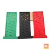 Woodworking Ruler - Black/Green/Red