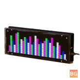 LED Music Spectrum Clock Kit