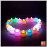 LED Tea Candle Lantern - Flameless Colorful