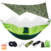 IPRee Hammock and Tent Awning with Rain Fly and Mosquito Net - 2000 Grams