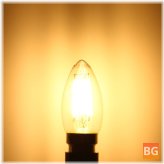 Vintage Clear Glass Lamp with 6W Eison filament bulb