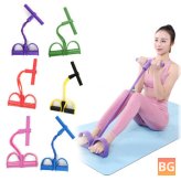 Exerciser with 6 Colors Elastic Band