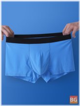 Mesh Briefs - Plain - Comfortable - 3D U - Pouch - Underwear