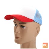 Kids Sunscreen Hat - Red, White and Blue