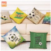 Russia World Cup Cotton Linen Cushion Pillow Cases