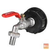 S60x6 IBC Water Tank Adapter - Replacement Valve Fitting for Garden Water Connector