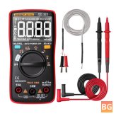 ANENG Intelligent Digital Multimeter - True RMS, 6000 Counts, AC/DC Voltage, Current, Resistance, Diode & Continuity Tester