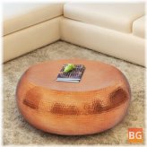 Copper Coffee Table - hammered aluminum