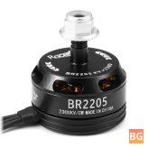 2205 BR2205 2300KV 2-4S Brushless Motor for Drone Racing - Racing Edition