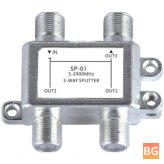 HD Coaxial Cable Splitter with MoCA Connector