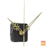 Gold Hands DIY Quartz Wall Clock with Movement Mechanism