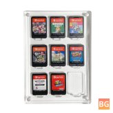 Nintendo Switch Game Card case with 9 Slot Holder and Protective Shockproof Display Cabinet