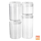 Plastic Food Storage Containers - Airtight Lids for Cereal Machine