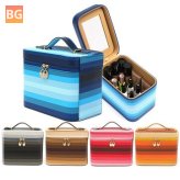 color Changing Cosmetic Holder with Storage Box and Tool