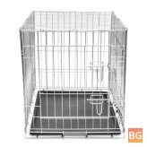 L-shaped Dog Crate for Small Dogs