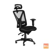 BlitzWolf Ergonomic Office Chair with Mesh Headrest and Lumbar Support - Large Tilt Rocking Office Home