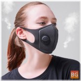PM2.5 Anti-Air- Pollution Face Mask with Carbon Fiber Material