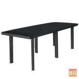 Garden Table -anthracite 85