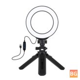 4.7 Inch USB 3.0 Dimmable LED Ring Light for Youtube TikTok Live Streaming Broadcast Vlogging Selfie with 16.5cm Tripod