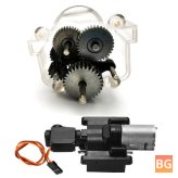 Metal Gearbox with Speed Change for 1/16 and 1/24 RC Cars