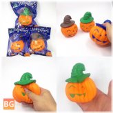 Halloween Pumpkin Witch Hat - Squishy - Slow Rising - Stress Stretch - Kids Toy