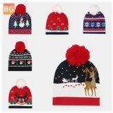 Christmas Knitted Beanie Hats for Men and Women