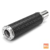 Carbon Fiber Motorcycle Muffler Tip with Silencer