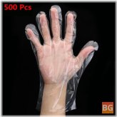 500Pcs Disposable Protective Gloves for Home Kitchen