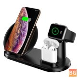 Fast Wireless Charging Stand Dock for iPhone AirPods 1 2
