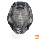 Breathable Tactical Full Face Mask for Hunting, Airsoft, and Cycling