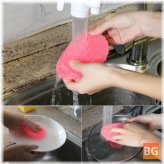 Magic Dish Wash Cleaning Brushes - Cooking Tool Cleaner Sponges Scouring Pads Kitchen