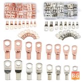 60-Piece AWG Copper Lug Kit with SC6-25 Round Cold-pressed Terminals
