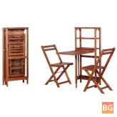 Set of 3 Folding Table and Chairs