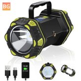 EDC-Lite® Scout™ LED Searchlight: Portable Waterproof Flashlight with Rechargeable Battery