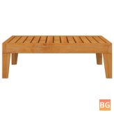 Garden Table with Bench and Tablecloth