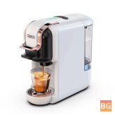 HiBREW H2B 19Bar 5 in 1 Multiple Capsule Coffee Machine - Hot/Cold Dolce Gusto Milk ESE Pod Ground Coffee Cafeteria