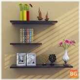 Wood Wall-mounted Shelves for Storage - Rack