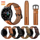 20MM Replacement Keel Leather Band for Samsung Galaxy Watch4 Classic