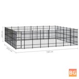 Outdoor Dog Kennel - 555.5 ft²