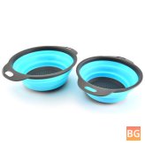 SILicone Drain Basket - Retractable - for Camping, Picnic, and Hiking