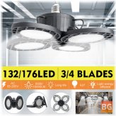 3/4-Blade Ceiling Light with LED's